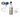 Set 1 l Sauerstoffflasche mit Druckminderer GCE Mediselect II 25 D und Maske - Medizinischer - Sauerstoff.de - bluAqua©