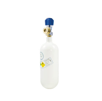 Eigene Sauerstoffflasche mit 200 bar Medizinischem Sauerstoff füllen lassen - Medizinischer - Sauerstoff.de - bluAqua©