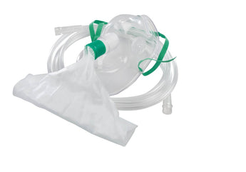 High concentration O2 mask with 2.0 m safety hose and reservoir bag