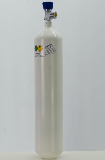 Sauerstoffflasche 3 l - Medizinischer - Sauerstoff.de - bluAqua©