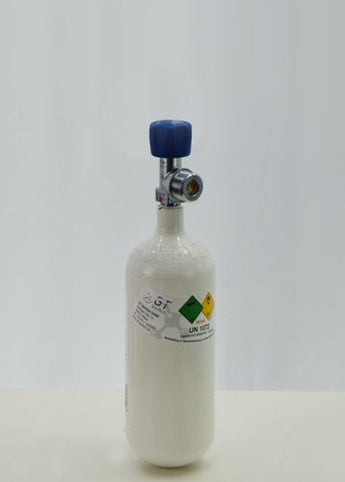 Sauerstoffflasche Medizinischer Sauerstoff tauschen - Medizinischer - Sauerstoff.de - bluAqua©