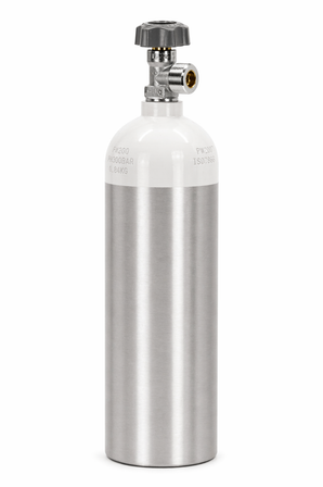 2 l Alu-Sauerstoffflasche - Medizinischer - Sauerstoff.de - bluAqua©