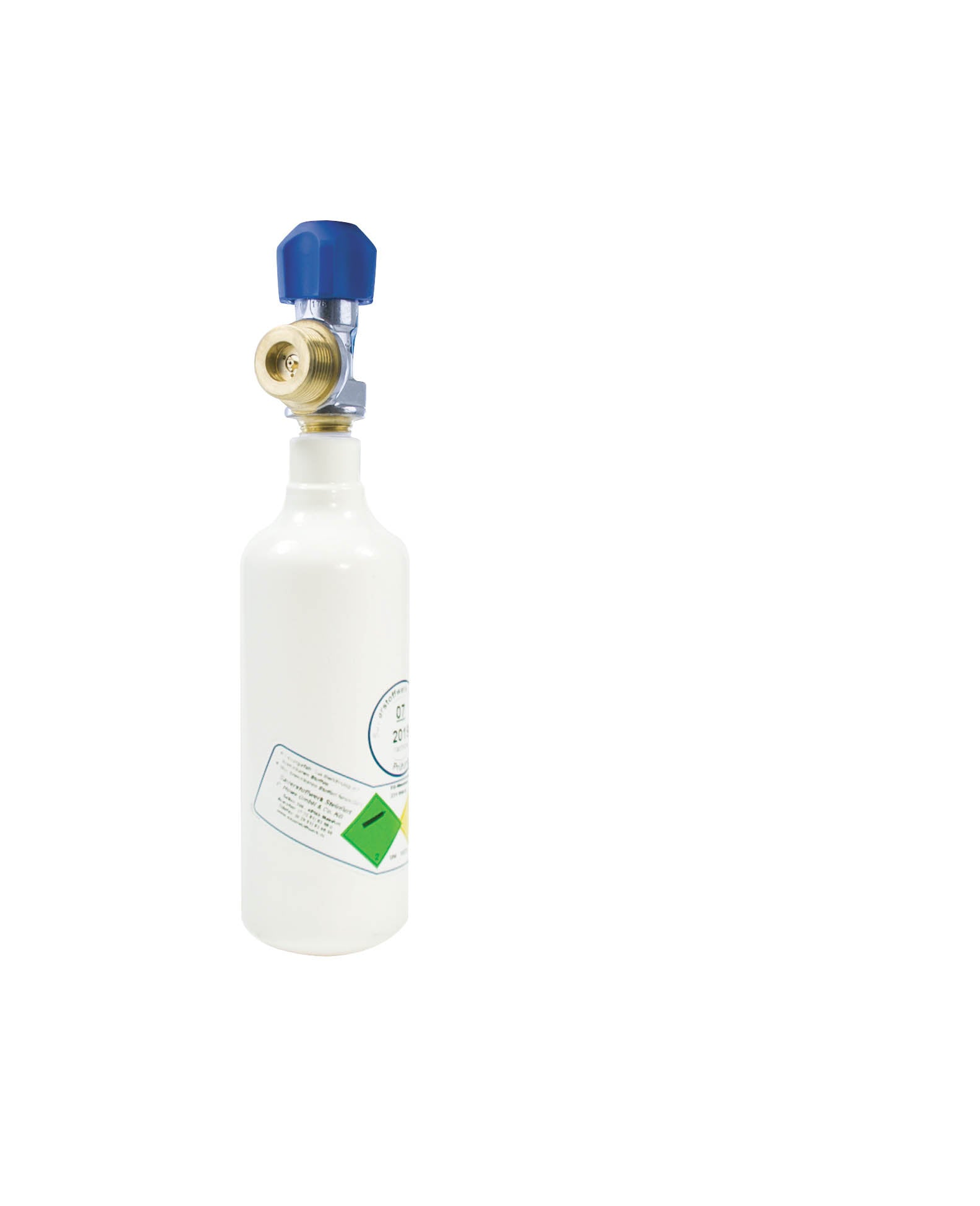 Fill your own 0.3 liter oxygen bottle with 200 bar medical oxygen